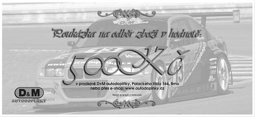 Nákupní dárkové poukazy