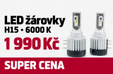 H15 LED žárovky 6000 K CAN-BUS