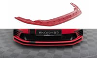 Maxton Design spoiler pod přední nárazník pro Volkswagen Golf GTI Mk7, červený lesklý plast ABS Maxton Design spoiler pod přední nárazník pro Volkswagen Golf GTI Mk7, červený lesklý plast ABS