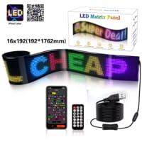 LED matrix panel Devil eyes, 19,2 x 176,2cm LED matrix panel Devil eyes, 19,2 x 176,2cm