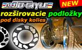 Univerz�lne hlin�kov� roz�irovacie podlo�ky pod disky od Autostyle s ochranou proti kor�zii