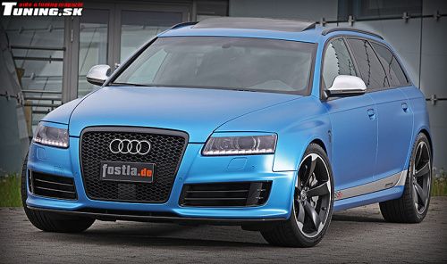 audi rs6 avant fostla wrap folia modra