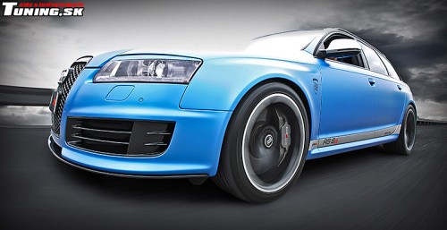 audi rs6 avant fostla wrap folia modra