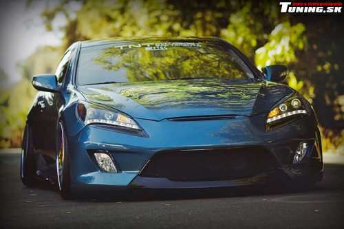 hyundai genesis coup� kup� low stance style neo chromov� disky tuning jonjon florida usa