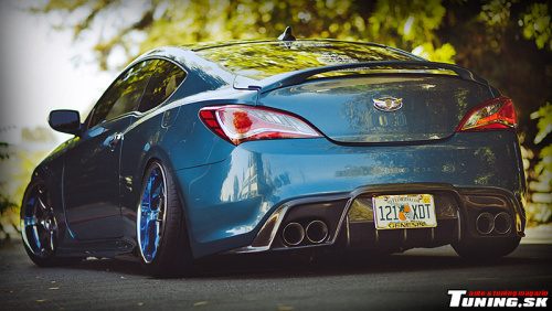 hyundai genesis coup� kup� low stance style neo chromov� disky tuning jonjon florida usa