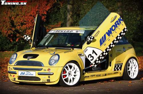 mini one r50 jm cardesign work wheels