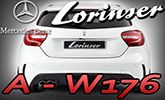 Nov� Mercedes-Benz triedy A (W176) s vy���m v�konom a v elegantnej �prave od Lorinser