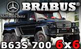 Brabus B63S 700 - luxusn� ter�nne auto s pohonom 6x6
