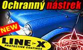 �peci�lny n�strek LINE-X � ochrann� n�ter na auto pred hrdzou, UV �iaren�m a v�buchmi