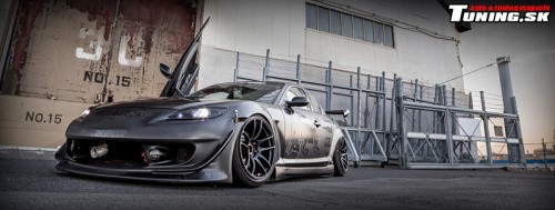 mazda rx-8 drift spojlery veilside bodykit vertex stance style tuning naoki ishijima