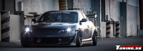 mazda rx-8 drift spojlery veilside bodykit vertex stance style tuning naoki ishijima