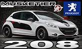 Peugeot 208 EnGarde � zv��enie v�konu, �portov� a �t�lov� doplnky od Musketier