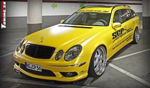 mercedes benz e320 combi �lt� vinyl wrap f�lia cam-shaft s-c-p service car professional tuning