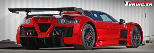 gumpert apollo s iron car karos�rske f�lie s chr�mov�m efektom tuning 2m-designs