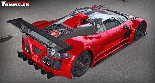 gumpert apollo s iron car karos�rske f�lie s chr�mov�m efektom tuning 2m-designs
