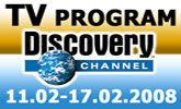Program Discovery Channel od 11. – 17. feb. 2008