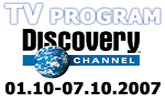 Program Discovery Channel od 1. � 7.okt�bra 2007
