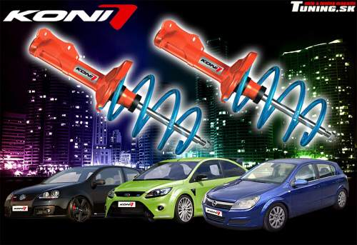 tlmice koni strt vw golf ford focus opel astra