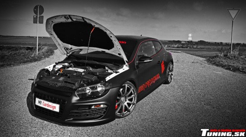 vw scirocco mr car design
