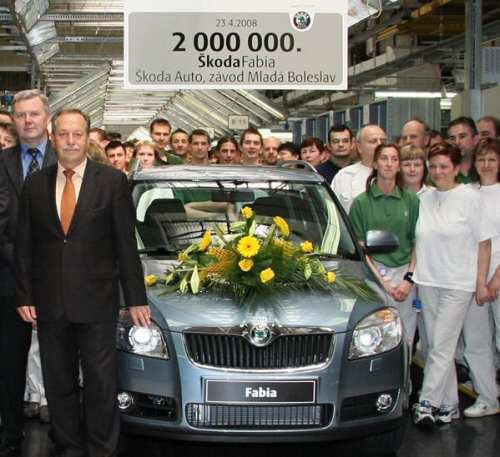 2 miliontá Fabia