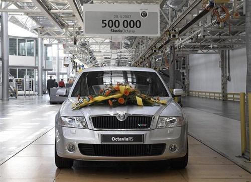 Nová Octavia v počtu 500 000 kusů