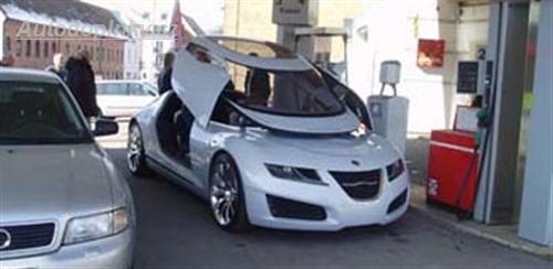 Saab Aero X na benzínce