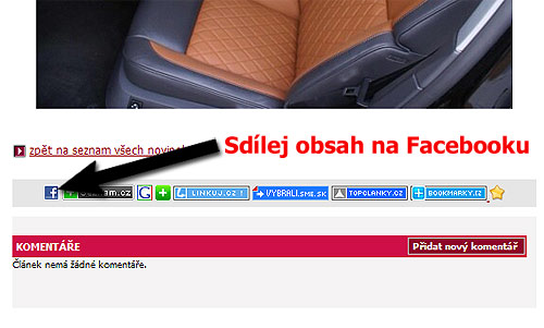 facebook sdileni