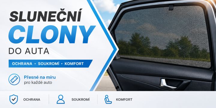 Slune�n� clony do auta