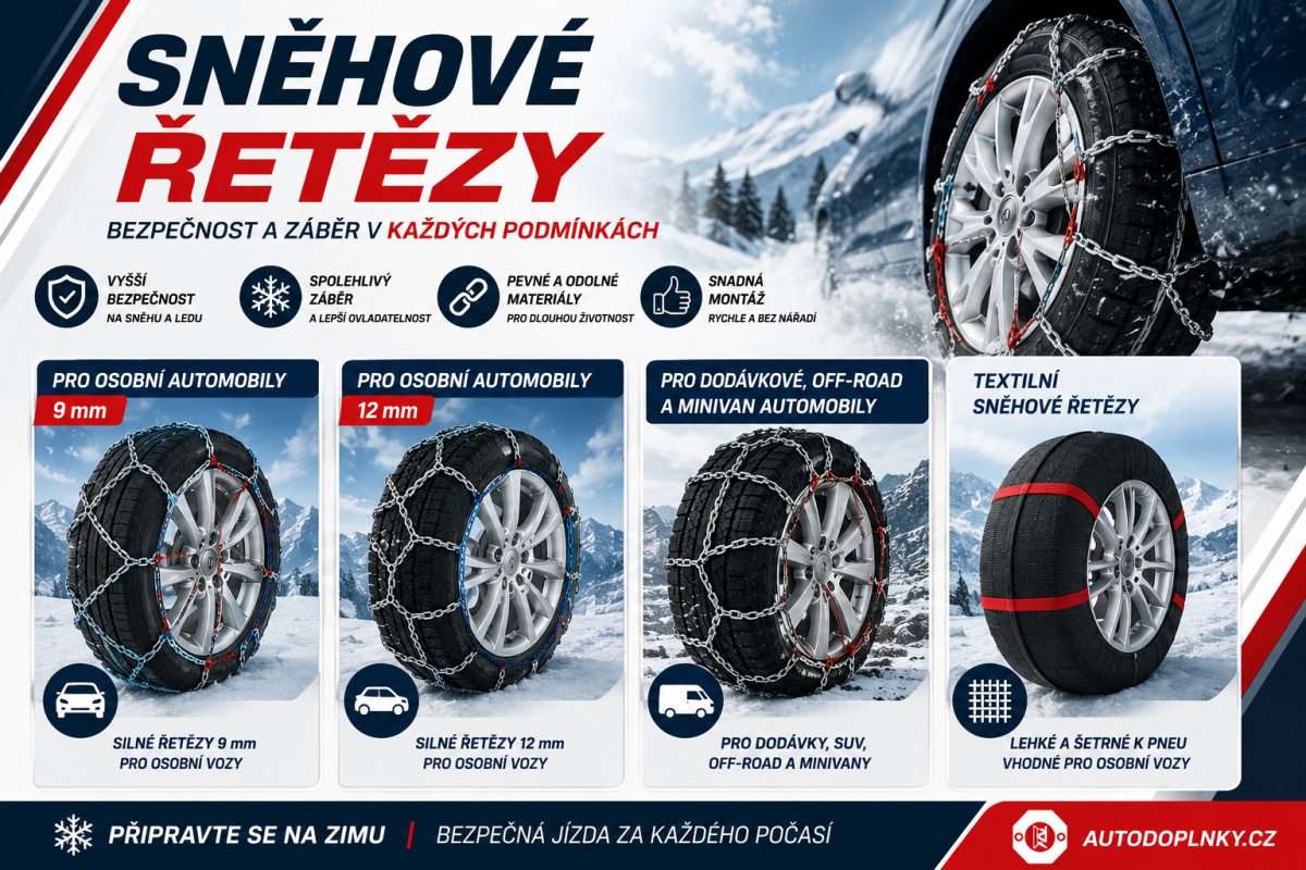 Sn�hov� �et�zy pro osobn� auta, dod�vky a SUV