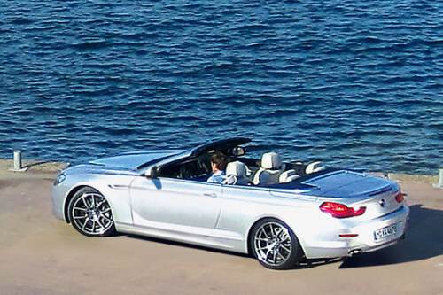 BMW 6 bez st�echy zachyceno