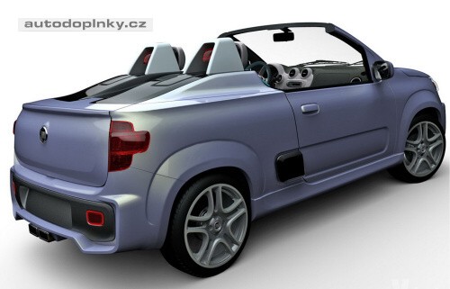 Fiat Uno bez st�echy