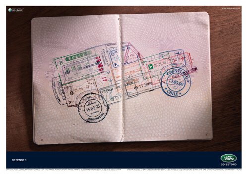 Defender v cestovn�m pasu