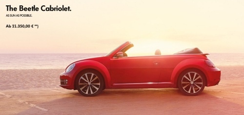 VW zve�ejnil ceny kabrioletu Beetle