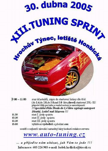 Tuning sprint Hroch�v T�nec