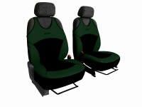 Autopotahy Active Sport Alcantara, sada pro dv pedn sedadla, zelen
