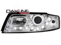 DAYLINE přední světla AUDI A4 8E 01-04 chrom DAYLINE přední světla AUDI A4 8E 01-04 chrom
