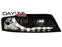DAYLINE přední světla AUDI A4 8E 01-04 černé DAYLINE přední světla AUDI A4 8E 01-04 černé