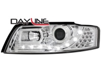 DAYLINE přední světla AUDI A4 8E 01-04 chrom DAYLINE přední světla AUDI A4 8E 01-04 chrom