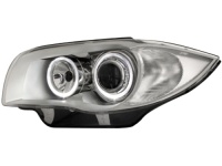 Přední světla BMW 1 E87 04-07 Angel Eyes chrom Přední světla BMW 1 E87 04-07 Angel Eyes chrom