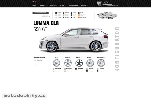 Lumma Design m� konfigur�tor pro Cayenne