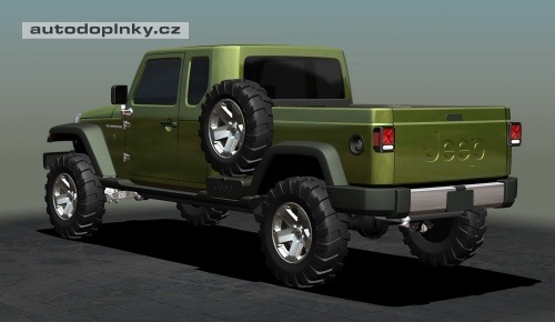 Jeep Wranger pickup bude