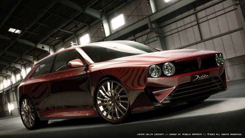 Lancia Delta Integrale HF ve studii