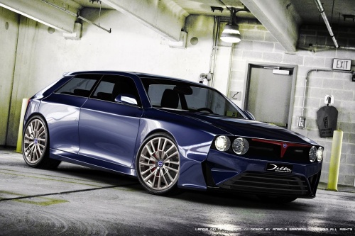 Lancia Delta Integrale HF ve studii