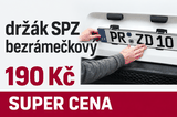 Podložka pod SPZ bezrámečková
